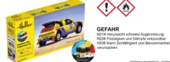 Heller 56189 Starter-Kit Peugeot 205 Turbo Rally | Auto Bausatz 1:43
