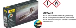Heller 57002 U-Boot Type VII C | Starter-Kit | U-Boot Bausatz 1:400