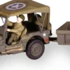 Heller 81105 US 1/4 Ton Truck und Anhänger | Militär Bausatz 1:35