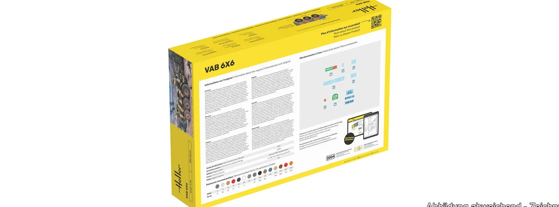 Heller 57141 VAB 6x6 Starter-Kit | Panzer Bausatz 1:35
