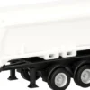 herpa 077101 Abraumcontainerauflieger weiß | LKW-Modell Zubehör 1:87