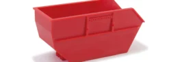 herpa 054614 Absetzmulde 15 Kubikmeter für AK 16 2 Stück rot Zubehör LKW-Modell 1:87