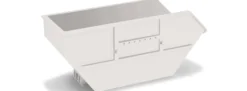 herpa 054652 Absetzmulde 7 Kubikmeter für AK12 2 Stück weiss Zubehör LKW-Modell 1:87