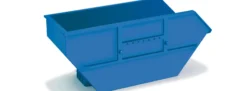 herpa 054676 Absetzmulde 7 Kubikmeter für AK12 2 Stück blau Zubehör LKW-Modell 1:87