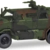 herpa 746397 AFT Dingo mit KMW 1530 dekoriert Tarnlackierung Militärmodell 1:87
