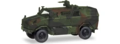 herpa 746397 AFT Dingo mit KMW 1530 dekoriert Tarnlackierung Militärmodell 1:87