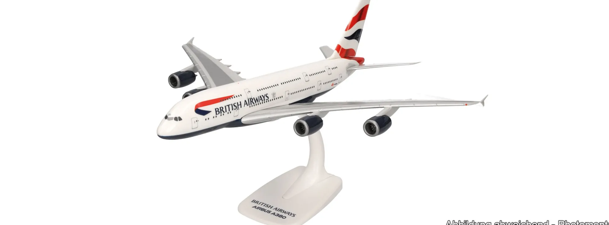 herpa 615075 Airbus A380 British Airways | Snap-Fit WINGS 1:250