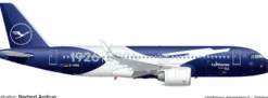 herpa 574105 Airbus A320neo 100 Jahre Lufthansa | WINGS 1:200