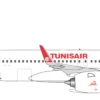 herpa 539739 Airbus A320neo Sbeitla Tunisair | WINGS 1:500