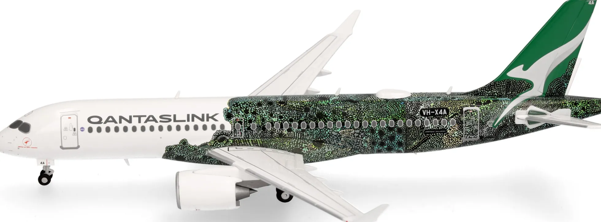 herpa 573351 Airbus A220-300 QantasLink Flying Art Serie | WINGS 1:200