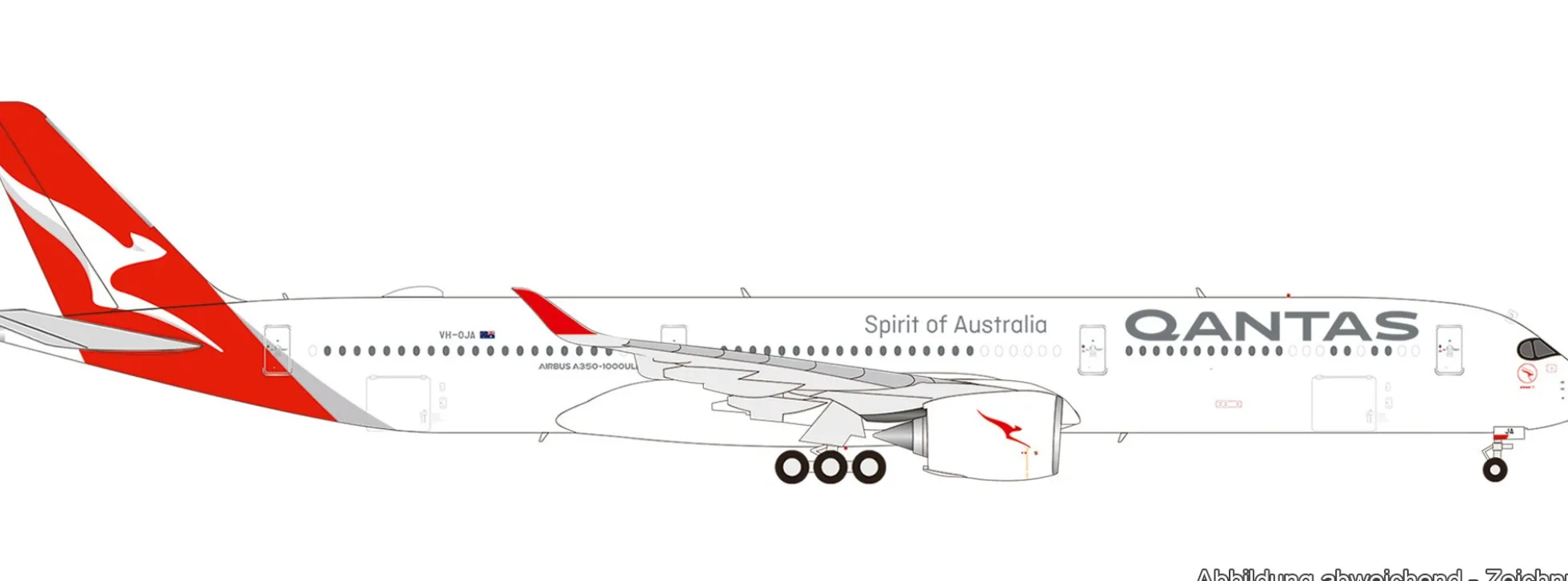 herpa 574327 Airbus A350-1000ULR Project Sunrise Qantas | WINGS 1:200