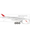 herpa 539838 Airbus A350-1000ULR Project Sunrise Qantas | WINGS 1:500