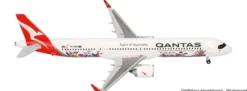 herpa 574075 Airbus A321XLR - Great Barrier Reef - Qantas | WINGS 1:200