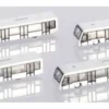 herpa 533706 Airport Bus Set 4 Stück 1:500