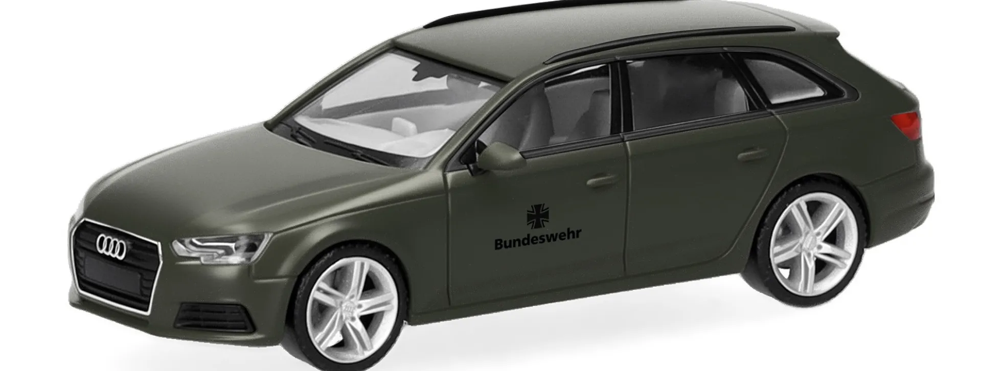 herpa 700931 Audi A4 Avant BW Fuhrpark mattoliv | Militärmodell 1:87
