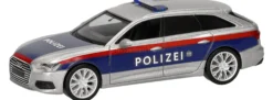 herpa 099103 Audi A6 Avant Polizei Österreich | Blauilichtmodell 1:87