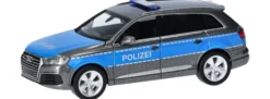 herpa 098946 Audi Q7 Polizei Vorführfahrzeug | Blaulichtmodell 1:87