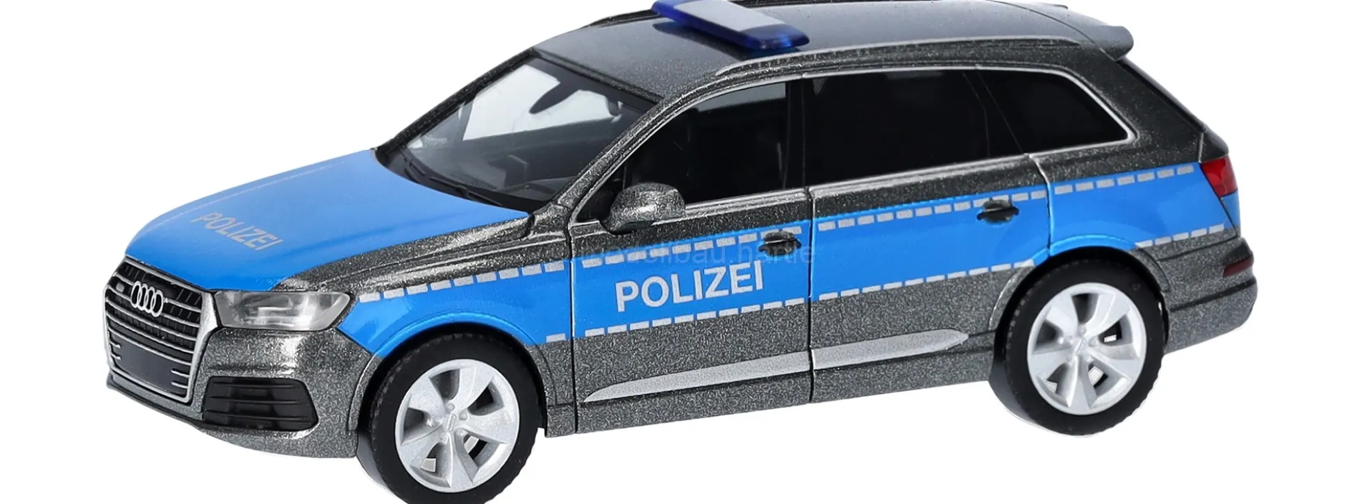 herpa 098946 Audi Q7 Polizei Vorführfahrzeug | Blaulichtmodell 1:87