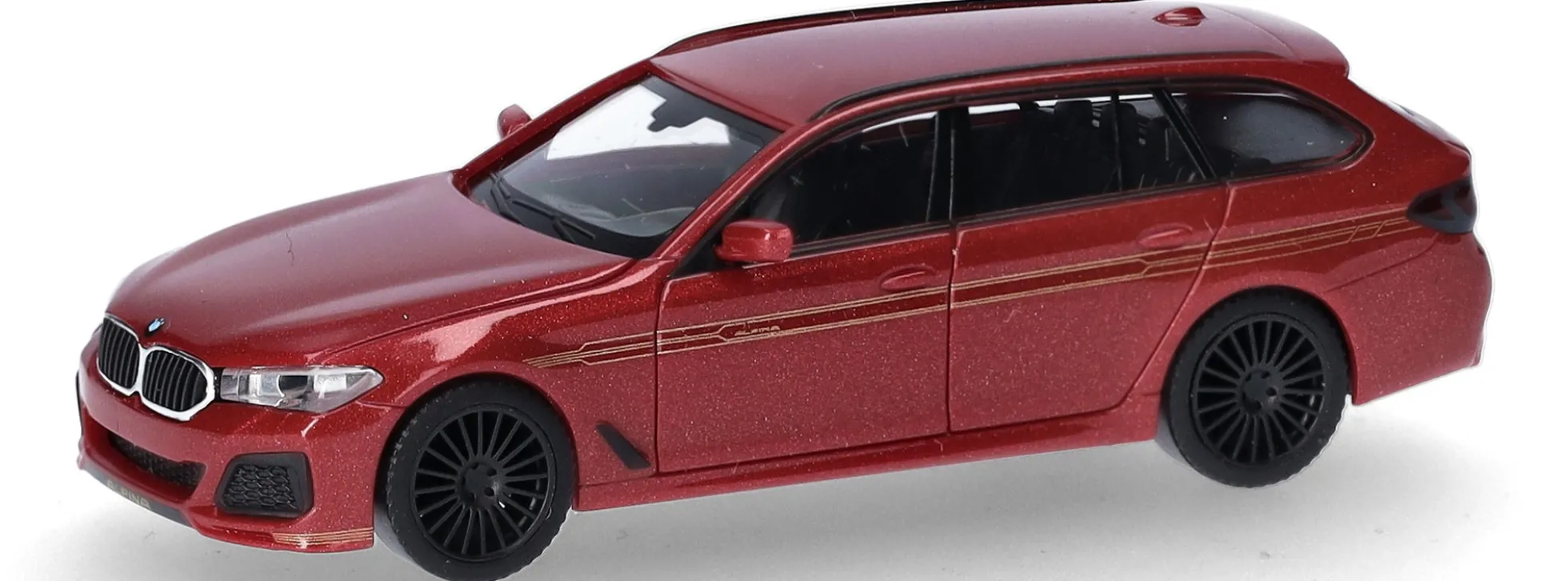 herpa 430968-002 BMW Alpina B5 Touring - fire red metallic | Modellauto 1:87