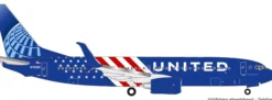 herpa 539913 Boeing 737-800 America 250 United Airlines | WINGS 1:500