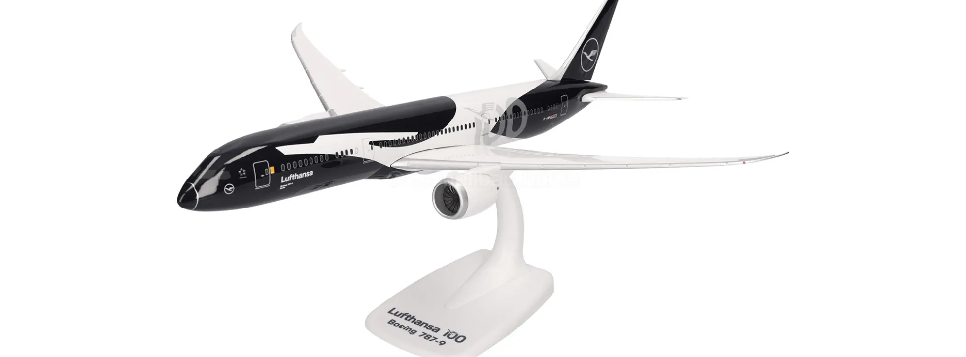 herpa 614849 Boeing B787-9 Lufthansa Berlin Dreamliner 100 Jahre | Snap-Fit WINGS Snap-Fit 1:200
