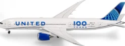 herpa 539050 Boeing 787-9 Dreamliner 100 Jahre United Airlines | WINGS 1:500
