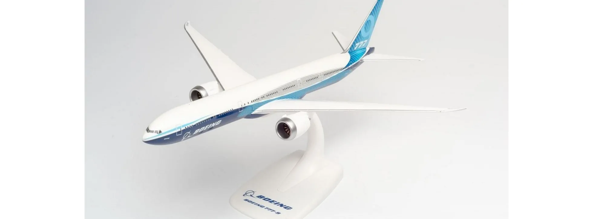 herpa 612630 Boeing 777-9 | SnapFit Flugzeugmodell 1:250