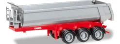 herpa 076241-002 Carnehl-Rundmuldenauflieger 3achs | Anhänger-Modell 1:87
