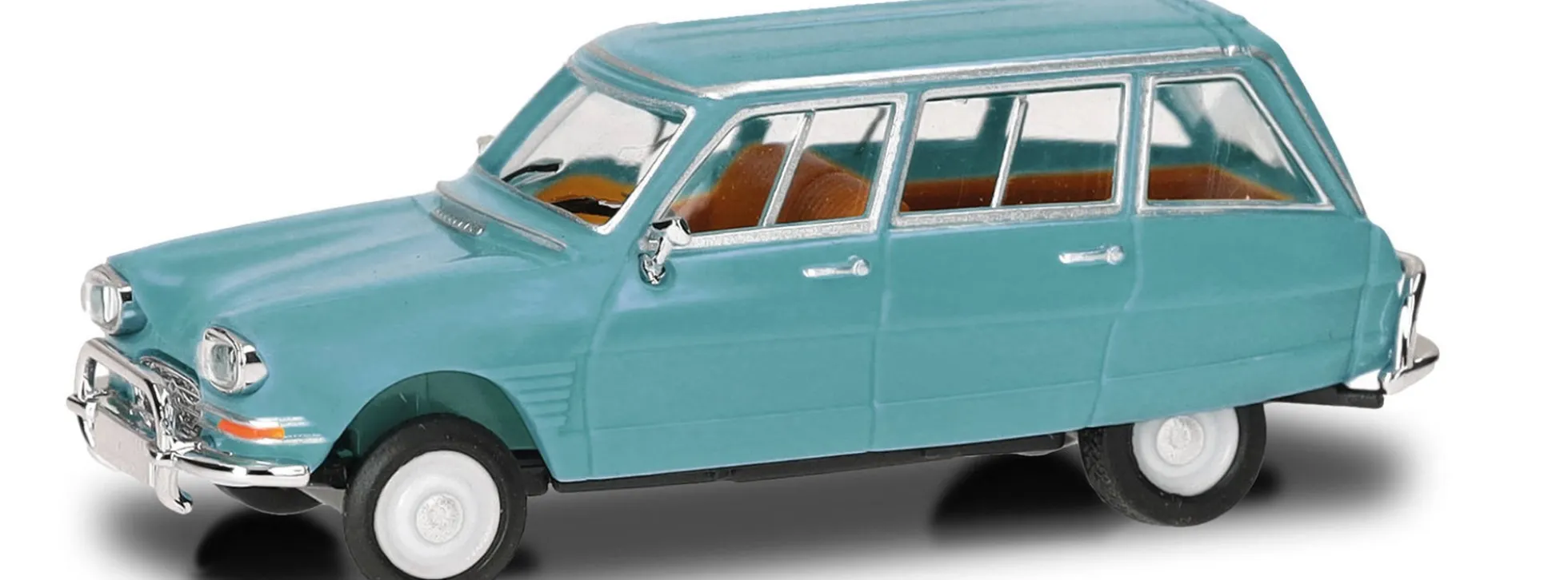 herpa 027328-004 Citroen AMI 6 Break pastelltürkis Automodell 1:87