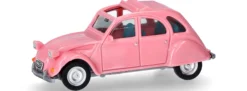 herpa 020824-008 Citroen 2 CV Faltdach offen hellrosa Automodell 1:87