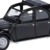 herpa 027632-007 Citroen 2 CV mit Queue schwarz | Modellauto 1:87