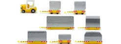 herpa 557825 Container vehicles neutral | WINGS 1:200