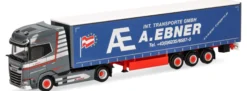 herpa 318693 DAF XG+ Gardinenplanen-Sattelzug A. Ebner | LKW-Modell 1:87