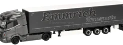 herpa 320474 DAF XG+ Gardinenplanen-Sattelzug Emmrich Transporte | LKW-Modell 1:87