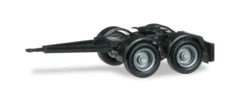 herpa 051453-002 Dolly für Hängerzug schwarz 4 Stück LKW-Zubehör 1:87