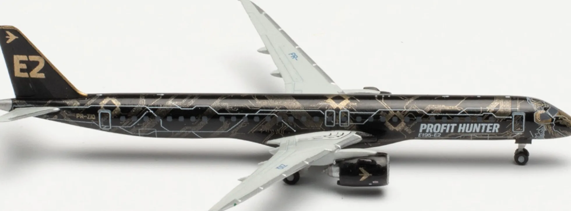 herpa 536370 Embraer E195-E2 Tech Lion - PR-ZIQ | WINGS 1:500