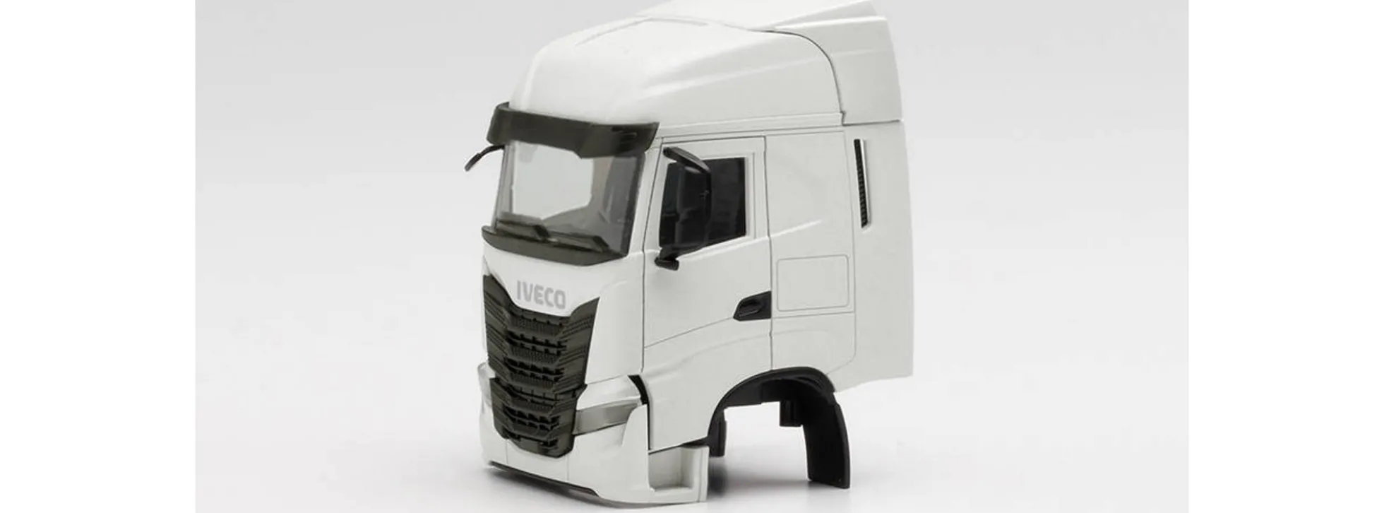 herpa 085342 Fahrerhaus Iveco S-Way mit Windleitblech 2 Stück weiss Bausatz 1:87