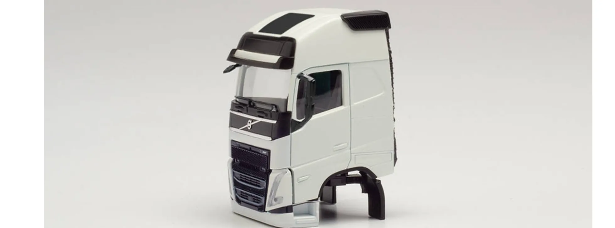 herpa 085397 Fahrerhaus Volvo FH GlL XL 2020 ohne Windleitblech weiss 2 Stück Zubehör LKW 1:87