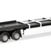 herpa 085953 Fahrgestell 4achs Hänger Schweden | 2 Stück | Teileservice 1:87