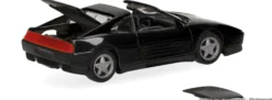 herpa 025300-002 Ferrari 348 ts nero Automodell 1:87