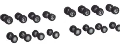 herpa 054089 Geländereifen mit Allradfelgen 8 Stück Zwillingsradsatz 8 Stück Vorderradsatz Zubehör
