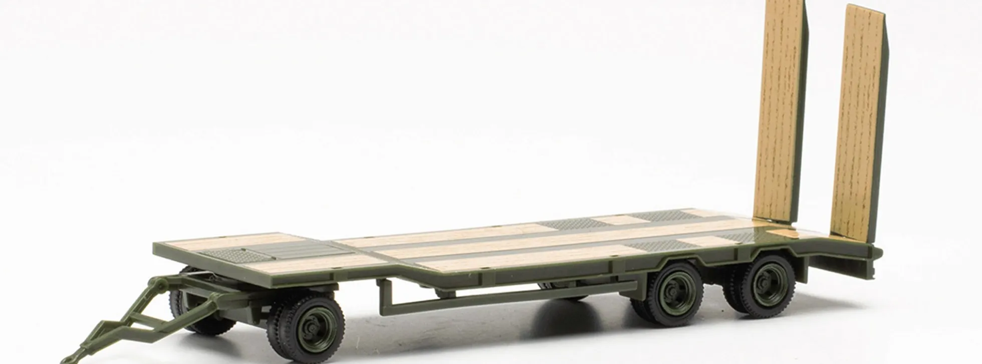 herpa 746960 Goldhofer TU3 Tiefladeanhänger 3-Achsig | Anhängermodell 1:87