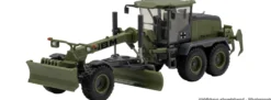 herpa 747400 HBM-Nobas Grader BG 180 TA-7 - olivgrün matt | Militärmodell 1:87