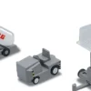 herpa 573153 Historische Fluggasttreppen Interflug mit Schlepper | WINGS 1:200