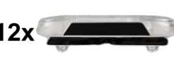 herpa 054737 Hänsch DBS 4000 für PKW transparent | 12 Stück | Modellauto Zubehör 1:87