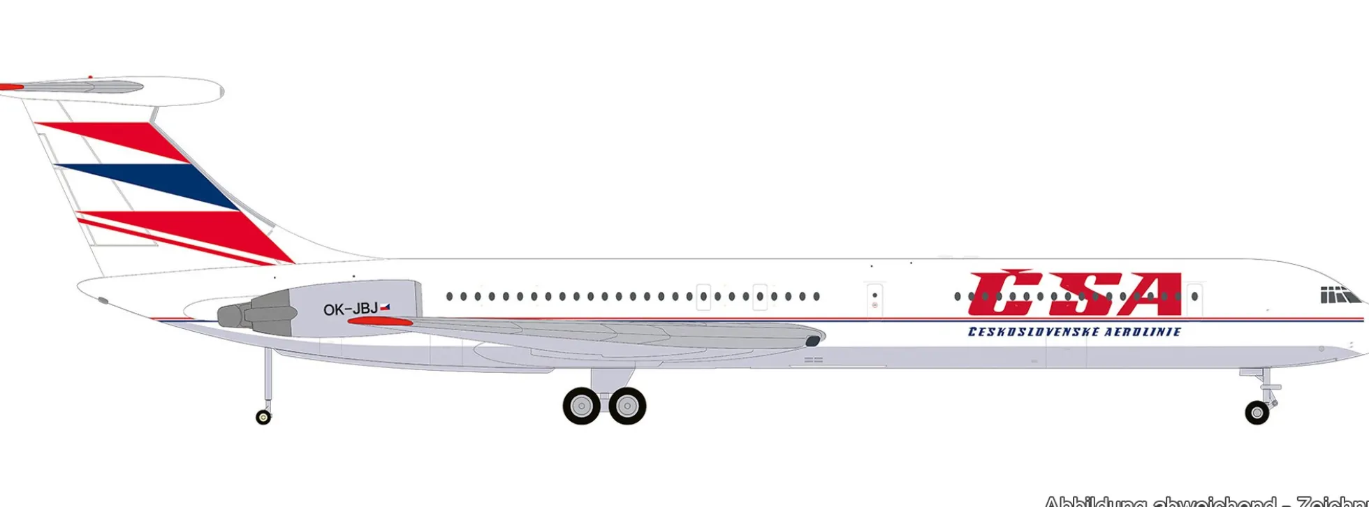 herpa 574174 Ilyushin IL-62M CSA Czechoslovak Airlines | WINGS 1:200