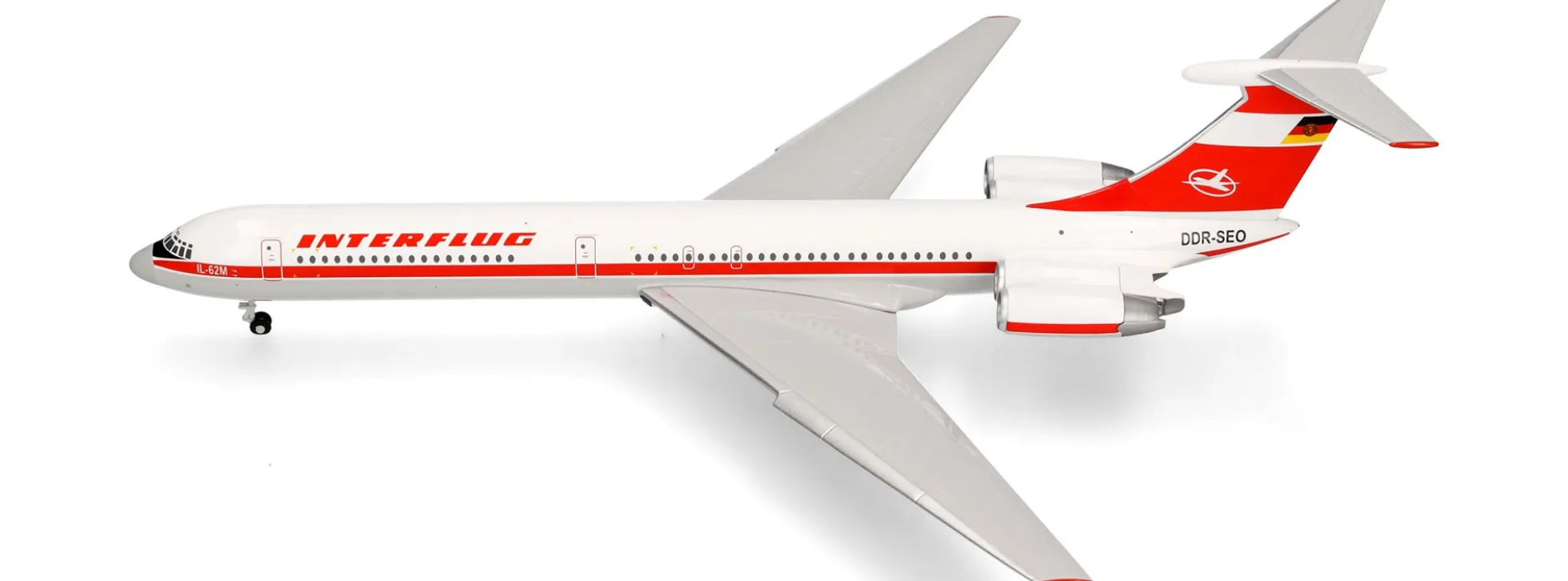 herpa 571708-001 Ilyushin IL-62M Interflug | WINGS 1:200