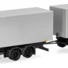 herpa 321761 Iveco S-Way FD Wechselkoffer-Hängerzug UPS | LKW-Modell 1:87