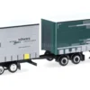 herpa 319607 Iveco S-Way Hängerzug - Spedition Schwarz | LKW-Modell 1:87