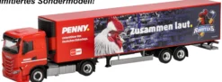 herpa 962063 Iveco S-Way Kühlkoffersattelzug PENNY DEL Iserlohn Roosters LKW-Modell 1:87